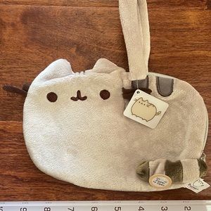 Pusheen Plush Zip-Close Wristlet Purse